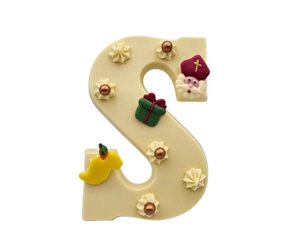 Chocolade letter Wit